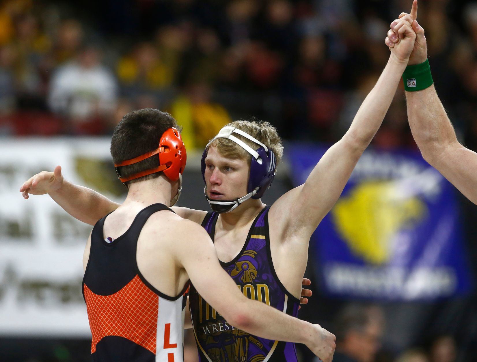 Championship round of state wrestling